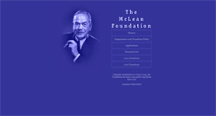 Desktop Screenshot of mcleanfoundation.ca